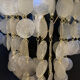 Beautiful pair of mother-of-pearl appliques, 1950, 1960, vintage 25x35cm