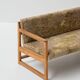 Canapés minimalistes espagnols des années 1960