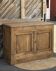 Renovated antique buffet in raw solid oak.