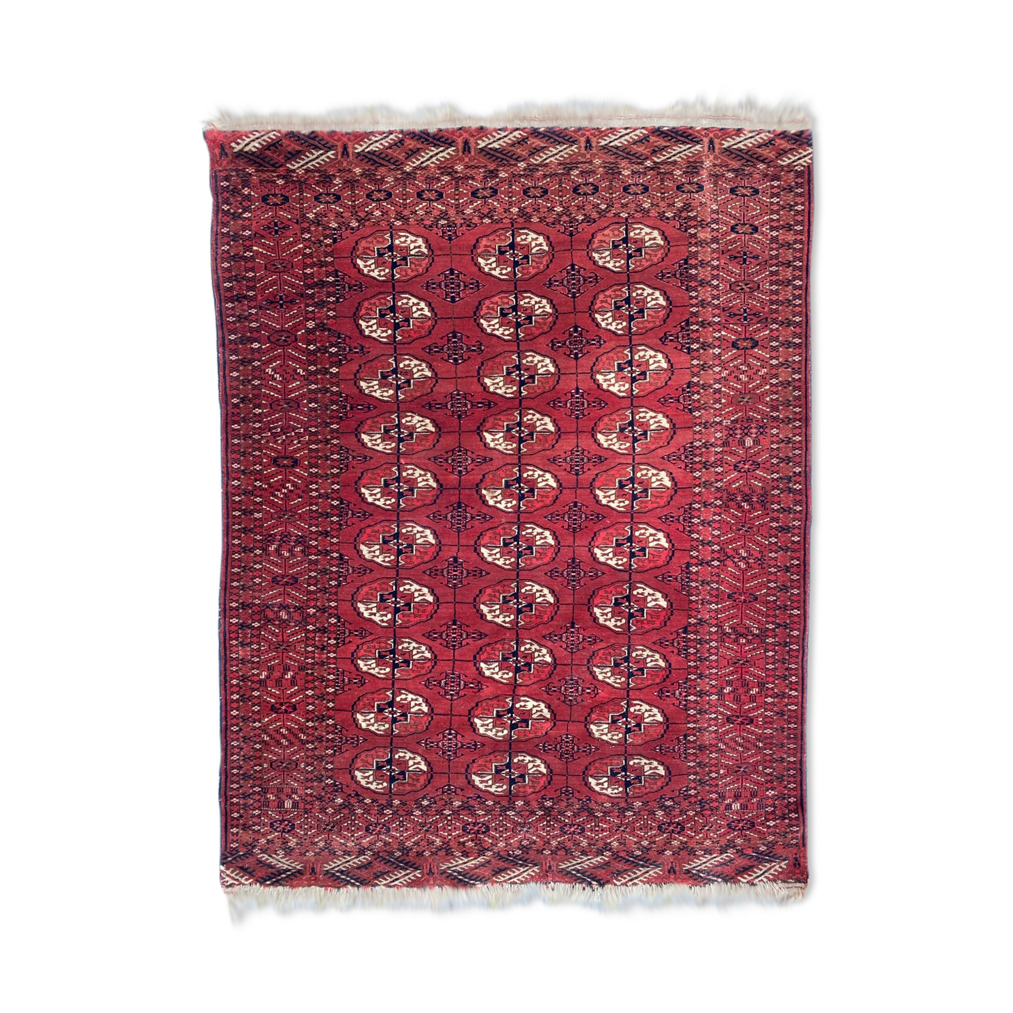 Carpet Turkmen bukhara Afghan 120x154 cm