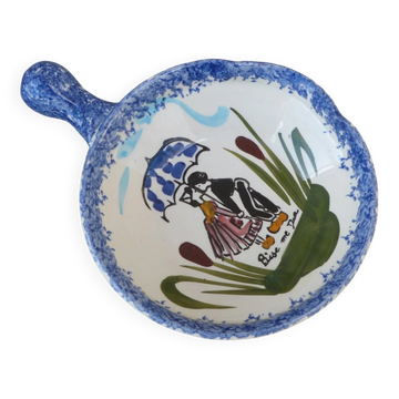 Breton bowl in Quimper style