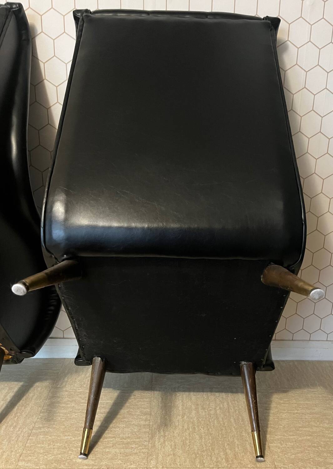 Fauteuil de salon vintage ERTON - années 60