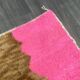 Tapis en laine pure naturelle à motifs colorés taille 150 x 250 cm