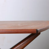 Scandinavian teak high and coffee table 1960.