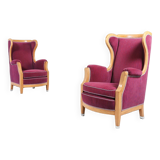 Pair of Lounge Chairs by Oscar Nilsson, Sweden 1960’s