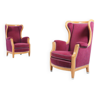 Pair of Lounge Chairs by Oscar Nilsson, Sweden 1960’s