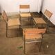 Lot of 4 chairs by Martin Visser for Spectrum, model SE05