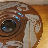 Coupe en verre art déco signée N Collet France