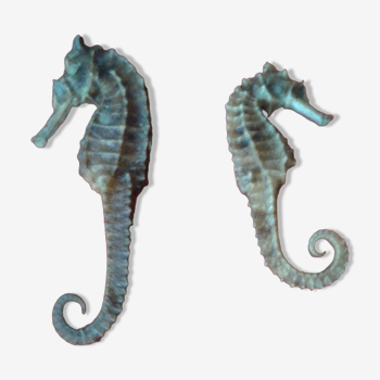 Set of 2 seahorses stuffed