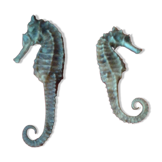 Set of 2 seahorses stuffed