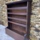 Antique wooden plate rack cupboard.