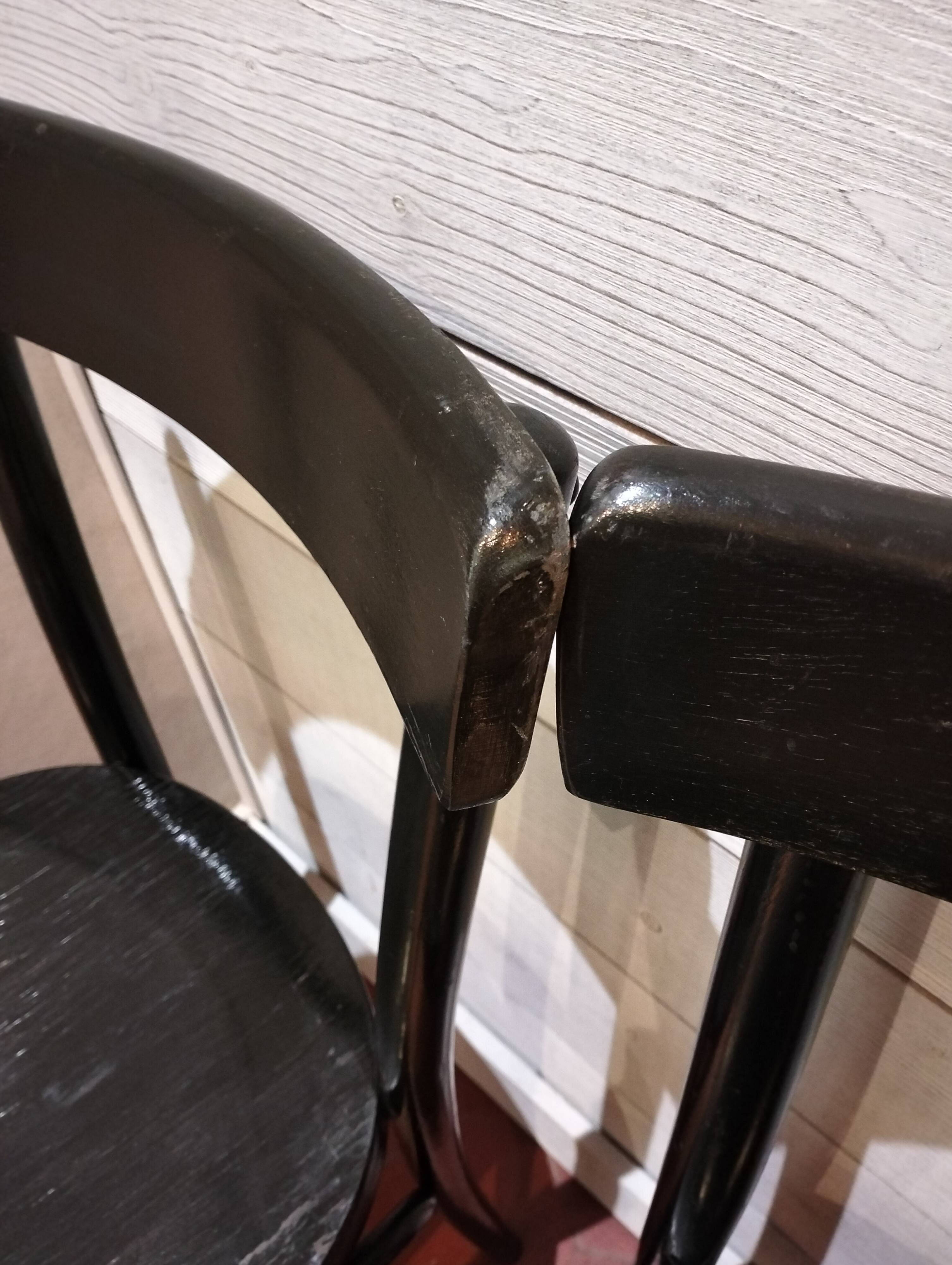 Pair of bistro chairs