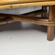 Vintage bamboo and rattan step stool