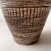 70s Spara ceramic Japandi vase, minimalist vase.