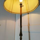 Gilded bronze floor lamp