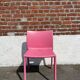 Set of 4 pink design AIR CHAIRS by Jason Morrison.