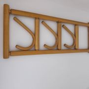 Porte-manteau mural bois courbé