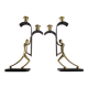 Art Deco Bronze Candelabra Pair by Karl Hagenauer, 1930s
