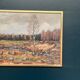 Original Swedish Oil on Panel – “Landscape” – Signed – Vintage & Framed