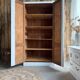Parisian wardrobe with white patina