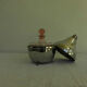 Chrome pear with pitcher and 6 glasses pink