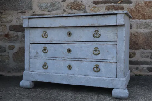 Lot Bufet d'office and Commode Empire