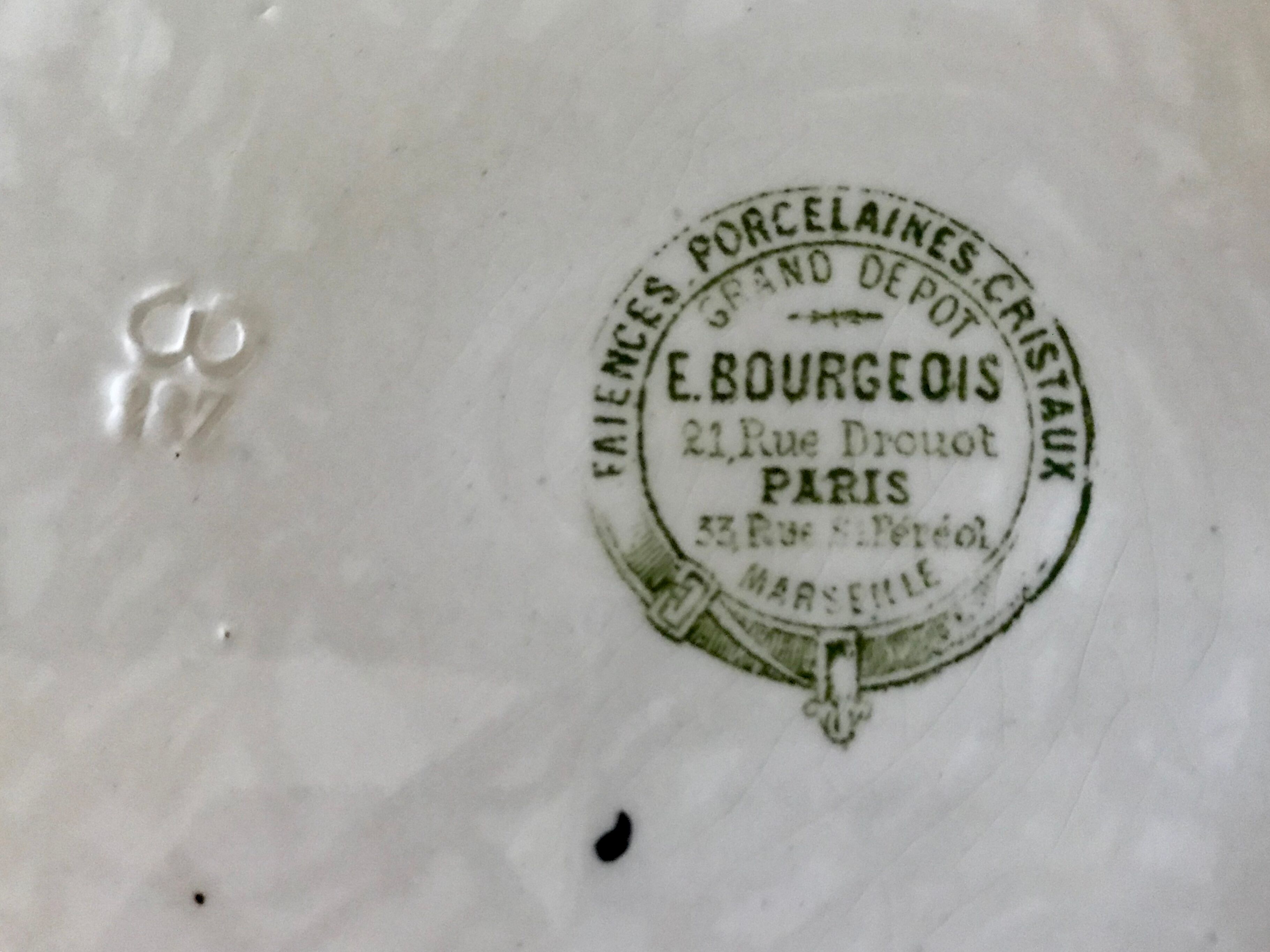 Old Plates E. Bourgeois