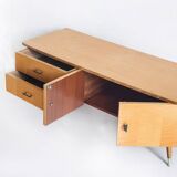 Vintage low sideboard / TV cabinet (former dressing table). France, 1960s