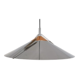 Silver and copper colored pendant light, 1970's