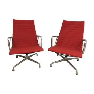 Paire de fauteuils "EA115" par Charles & Ray Eames pour Vitra 2006