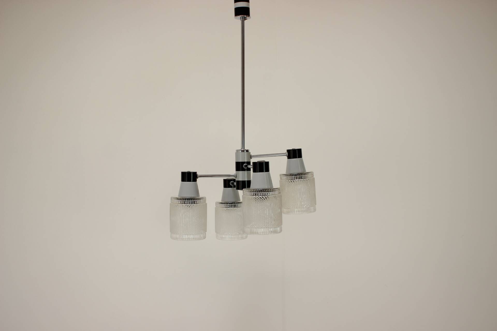 Midcentury Chandelier by Drukov, 1970's, Czechoslovakia