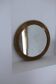 Miroir laiton rond ancien