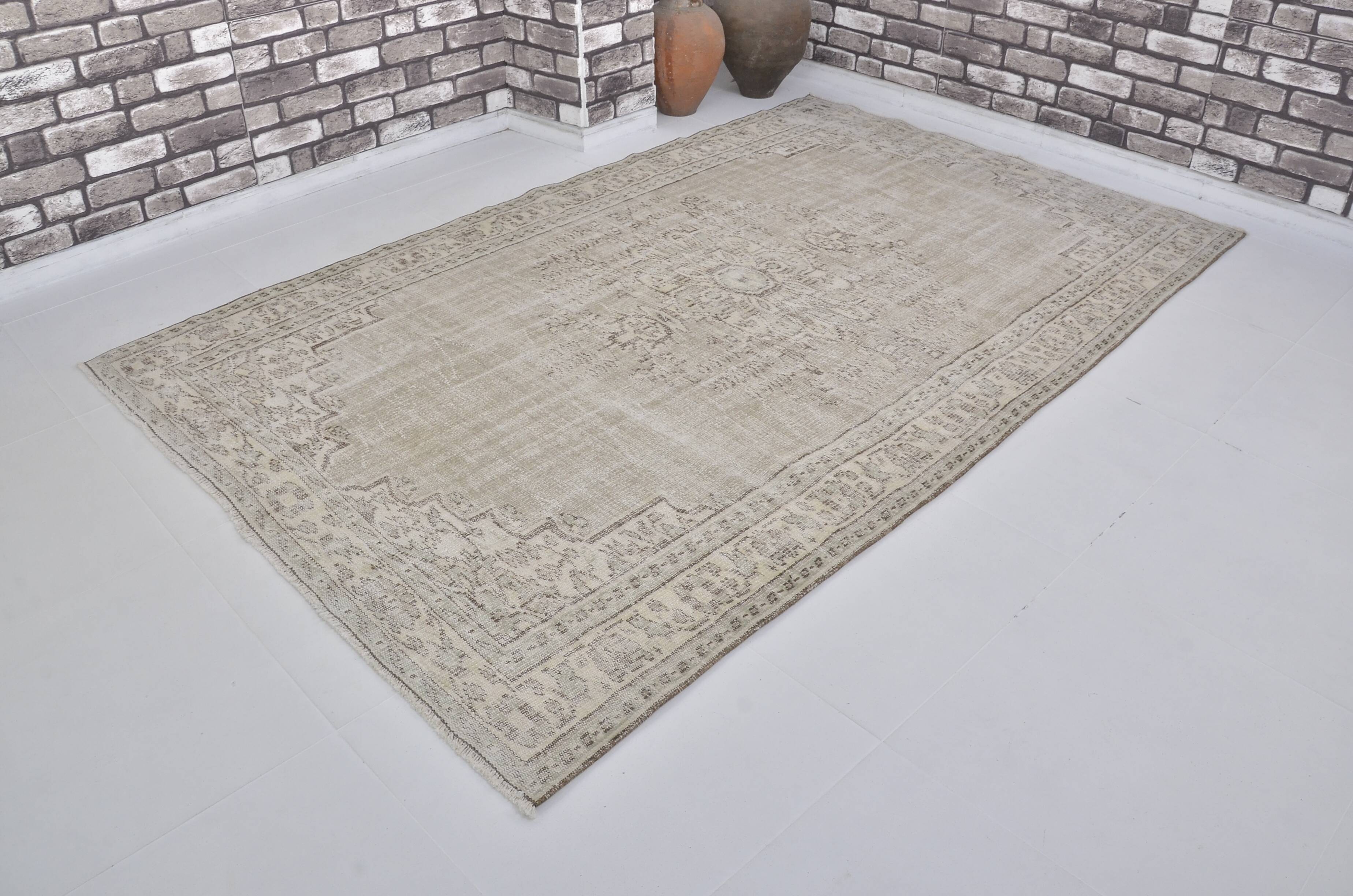 Beige Anatolian Handknotted Wool Rug sku 1487