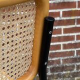 Set of 4 chairs Cesca B32 designed by Marcel Breuer design black frame