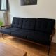 Vintage Scandinavian three-seater sofa