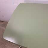 Vintage formica table with mint green top