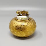 1970s Exquisited Handcrafted Smoking Set in Ceramic and Gold Leaf. Made in
