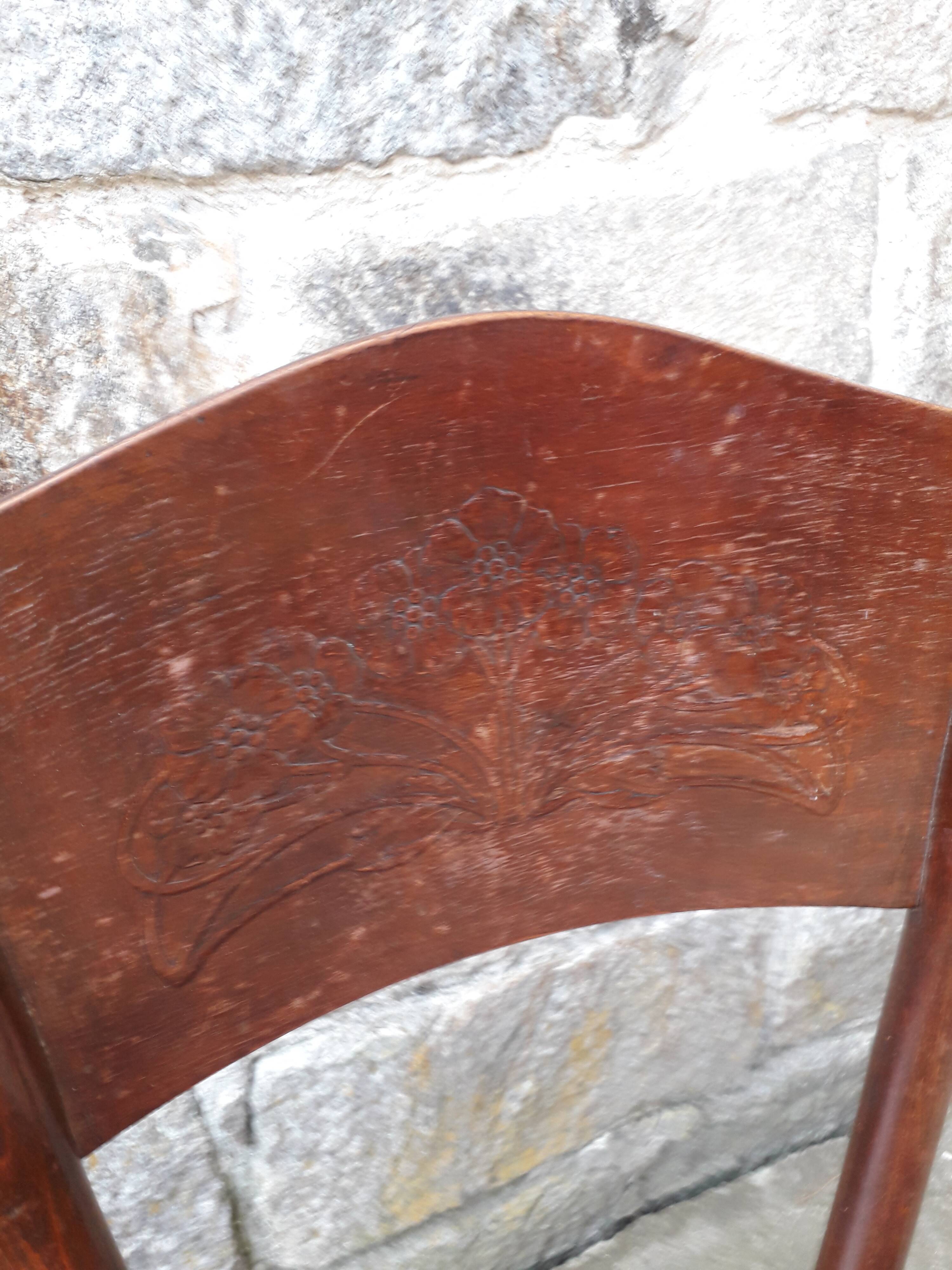 Set of 6 chairs Bistro mismatched