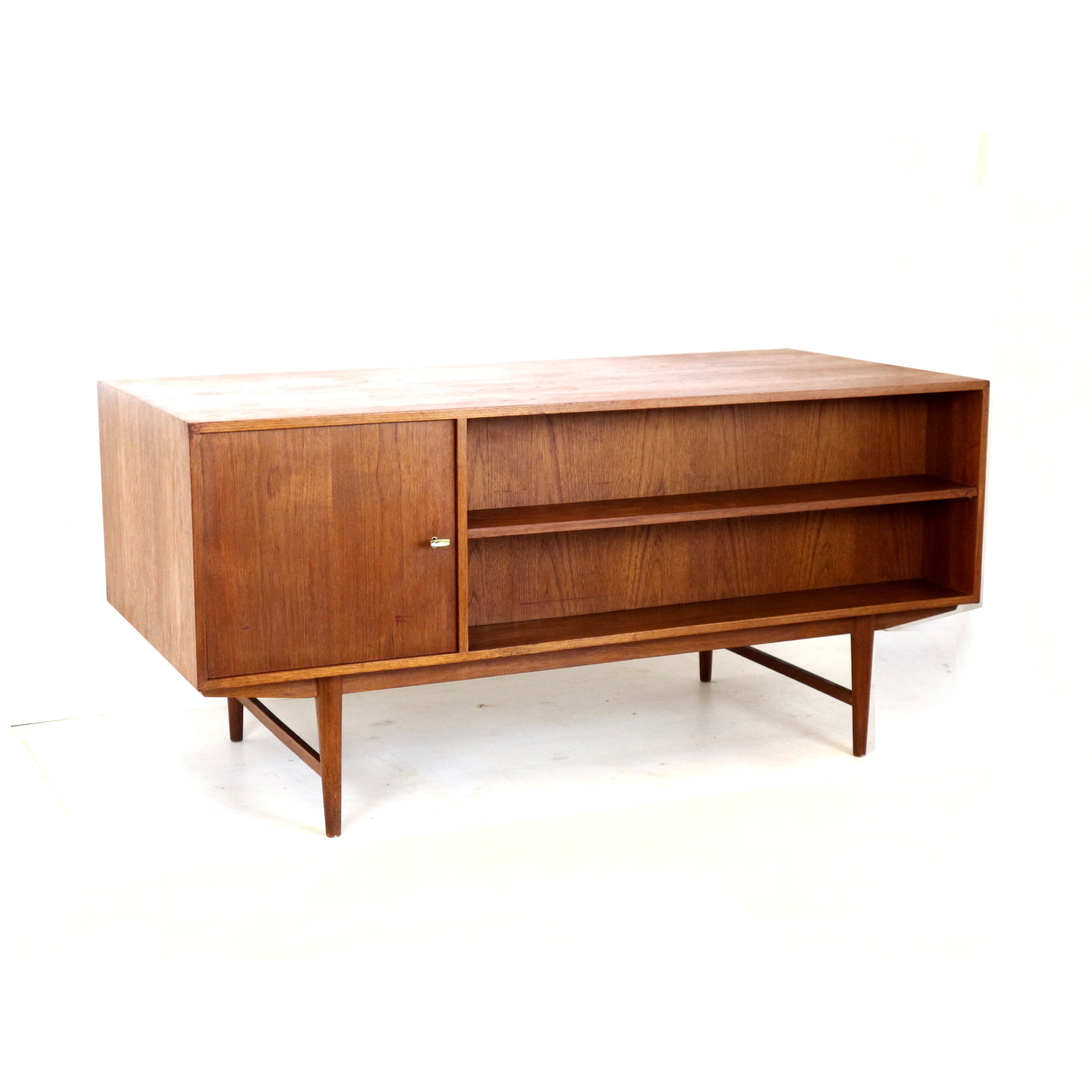 Vintage freestanding danish desk made in the 1960s