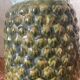 Large vintage ceramic pineapple, side table, bedside table.