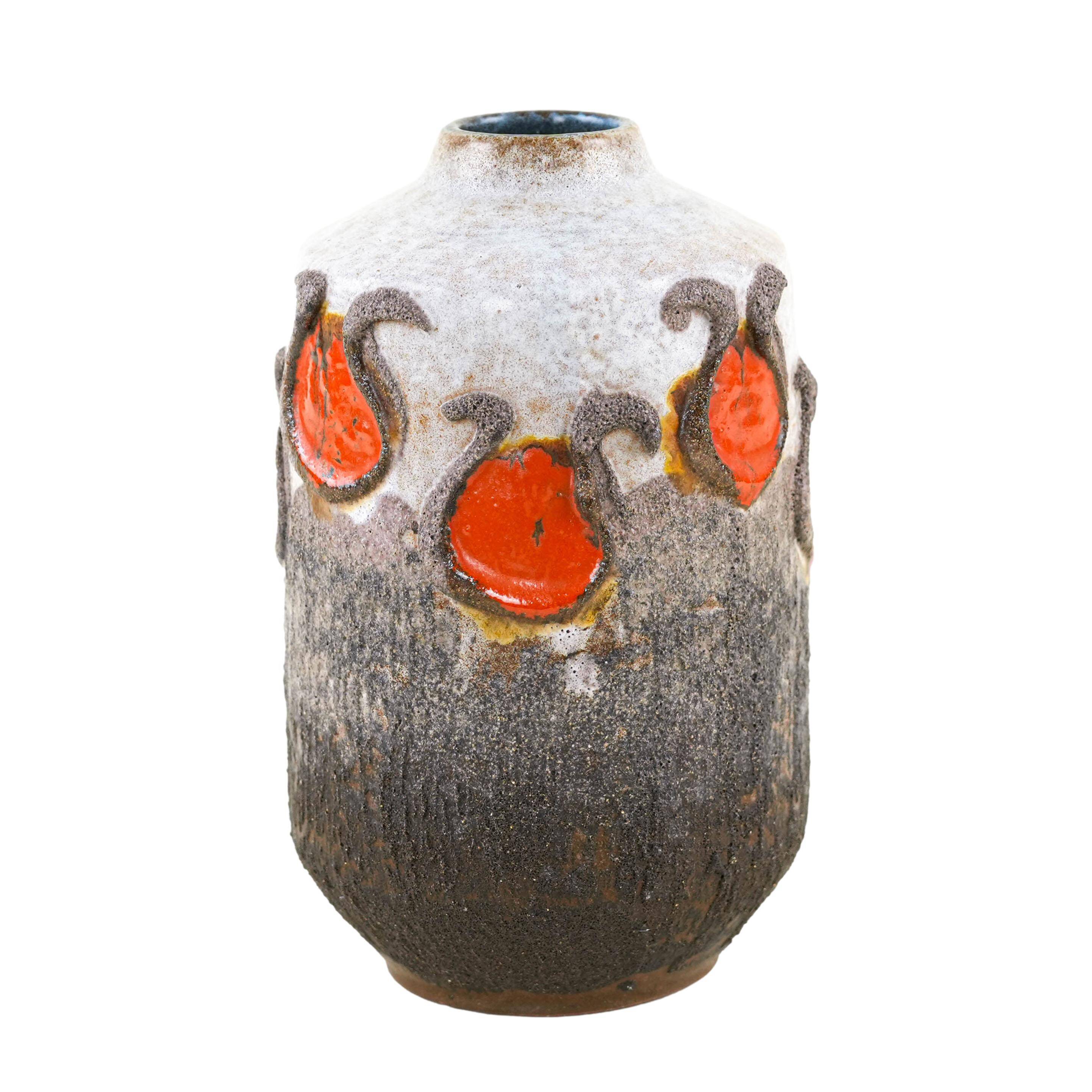 Ceramic vase, German design, 1960s, manufactured by Strehla