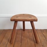 Tripod stool in light wood