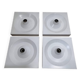 Set of 4 Kaiser Leuchten wall lights