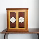Wall cabinet with inlays, corner cabinet