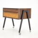 Mid-Century Danish Modern Palisander Sewing Cabinet on Wheels, 1960s