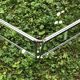 Metal and glass coffee table