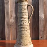 Enameled stoneware pitcher by André Gutman