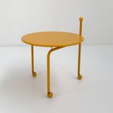 Yellow folding side table by Tord Bjorklund for Ikea, 1980