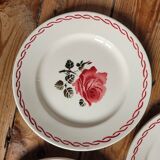 Lot n°2 de 6 assiettes à dessert Germaine de Badonviller