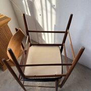 Set of 4 Italian chairs by Gianfranco Frattini.